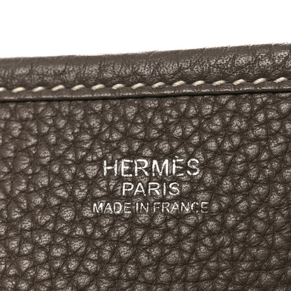Hermes Taurillon Clemence Evelyne III PM Etoupe 6 of 12