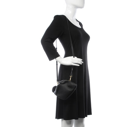 Loewe Calfskin Mini Bunny Crossbody Bag Black 2 of 6