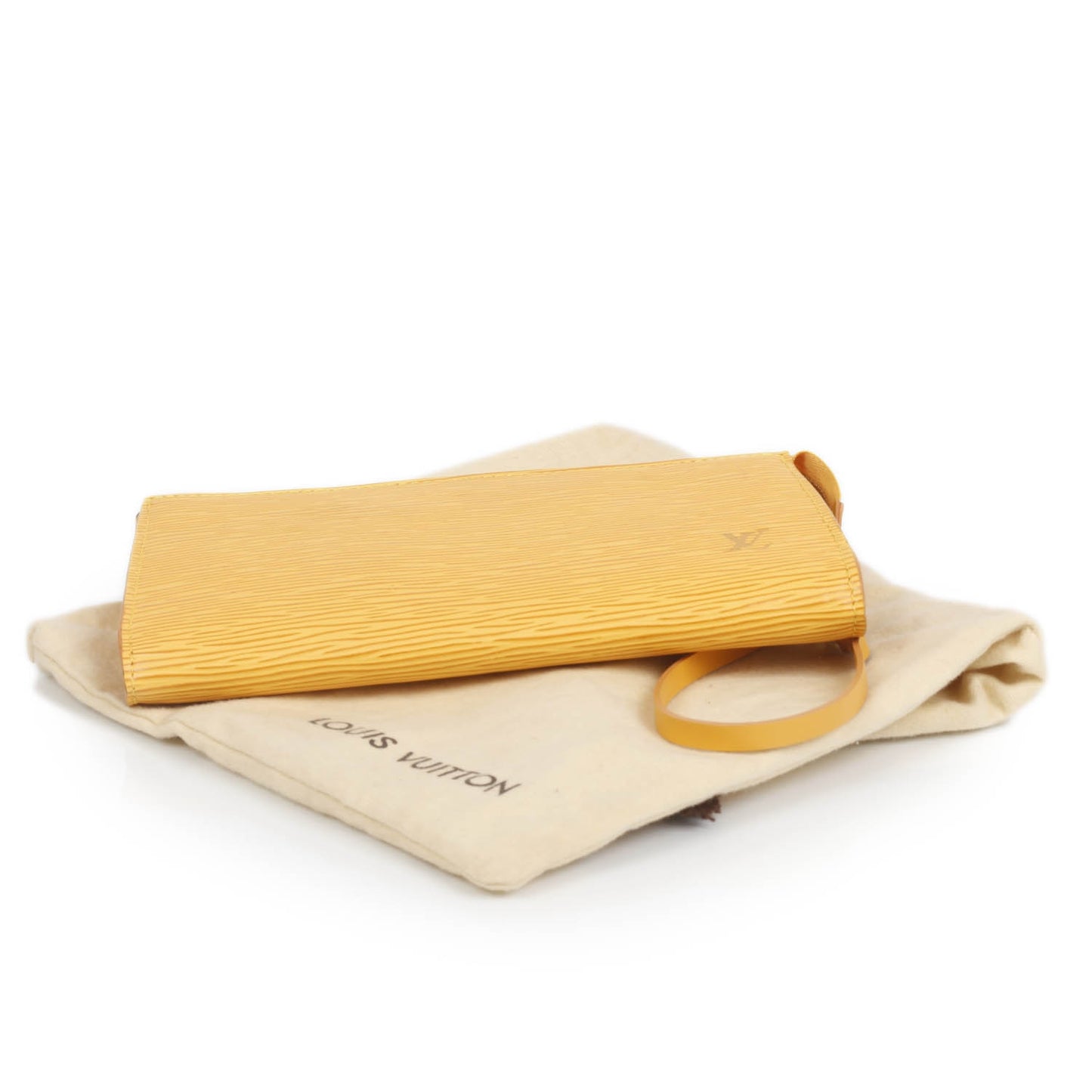 Epi Pochette Accessories 21 Yellow