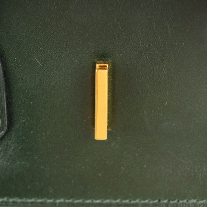 Hermes Box Vibrato Birkin 35 Vert Fonce 8 of 22