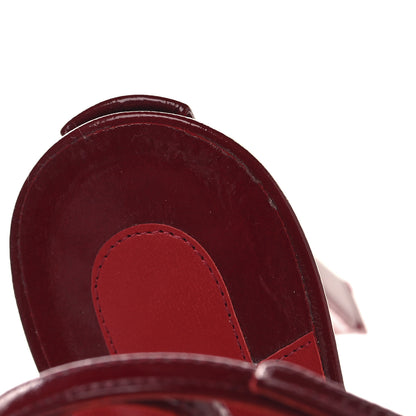 Christian Louboutin Patent Calfskin Condora Sling 100 Pumps 38.5 Red 9 of 9