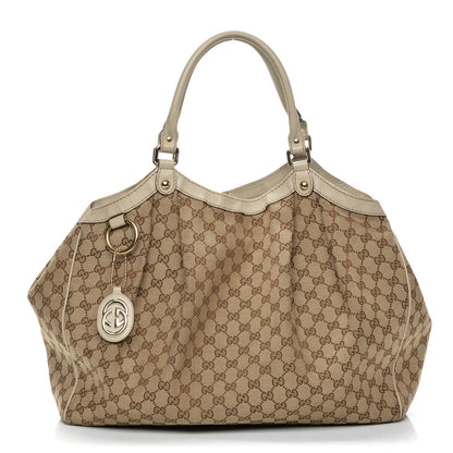 Gucci Monogram Large Sukey Tote Off White 1 of 7