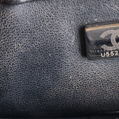Chanel Sequin Lambskin Small Flap Black Silver 7 of 10