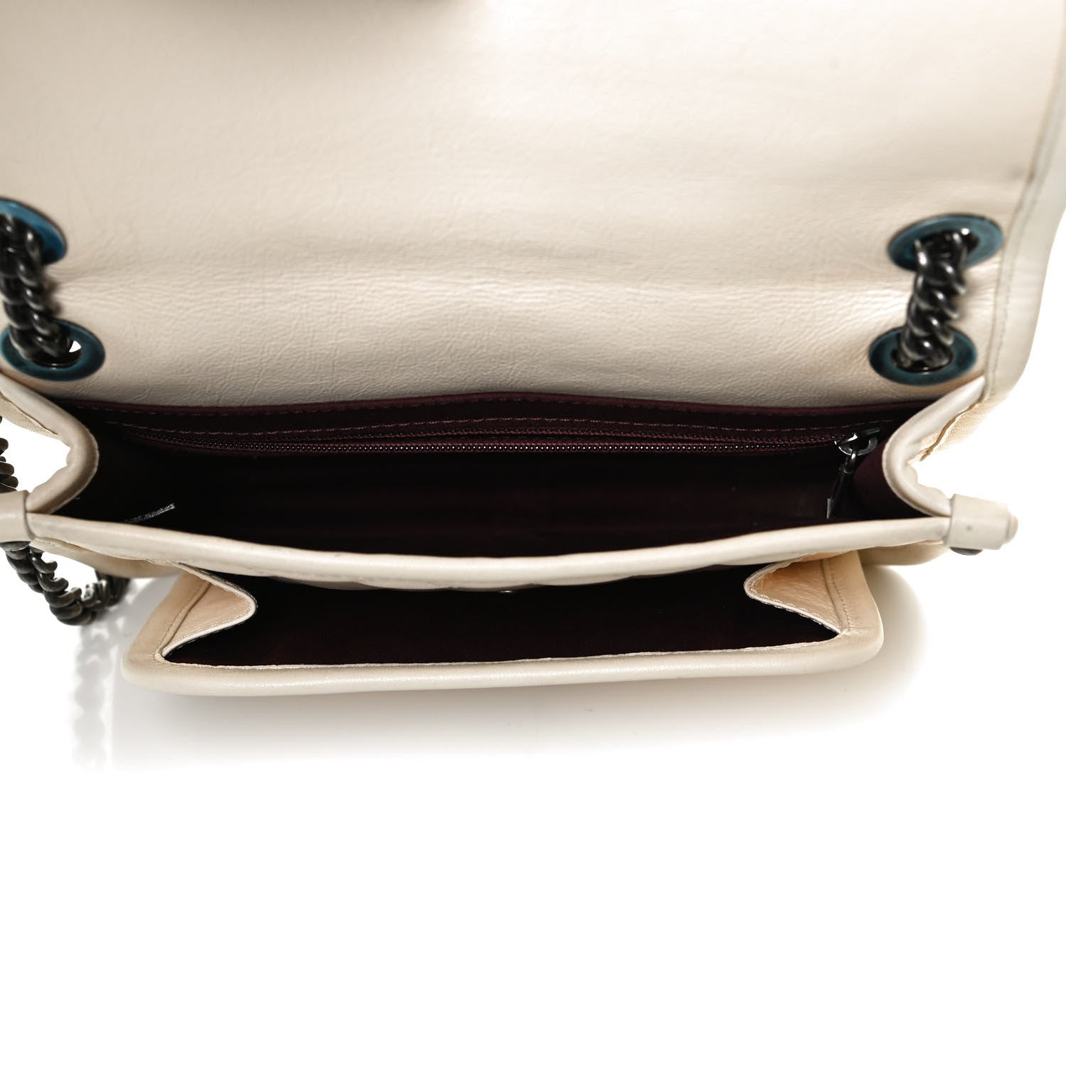 Chanel Calfskin Quilted Mini French Riviera Flap Ivory 5 of 10