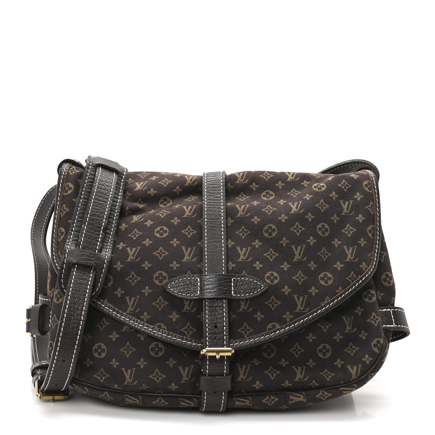 Louis Vuitton Monogram Mini Lin Saumur Ebene 1 of 9