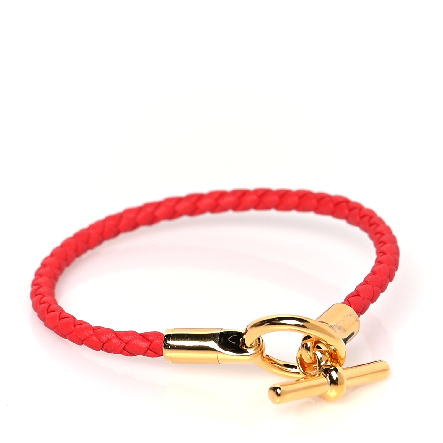 Hermes Swift Glenan Single Tour Bracelet T1 Rouge De Coeur 1 of 5