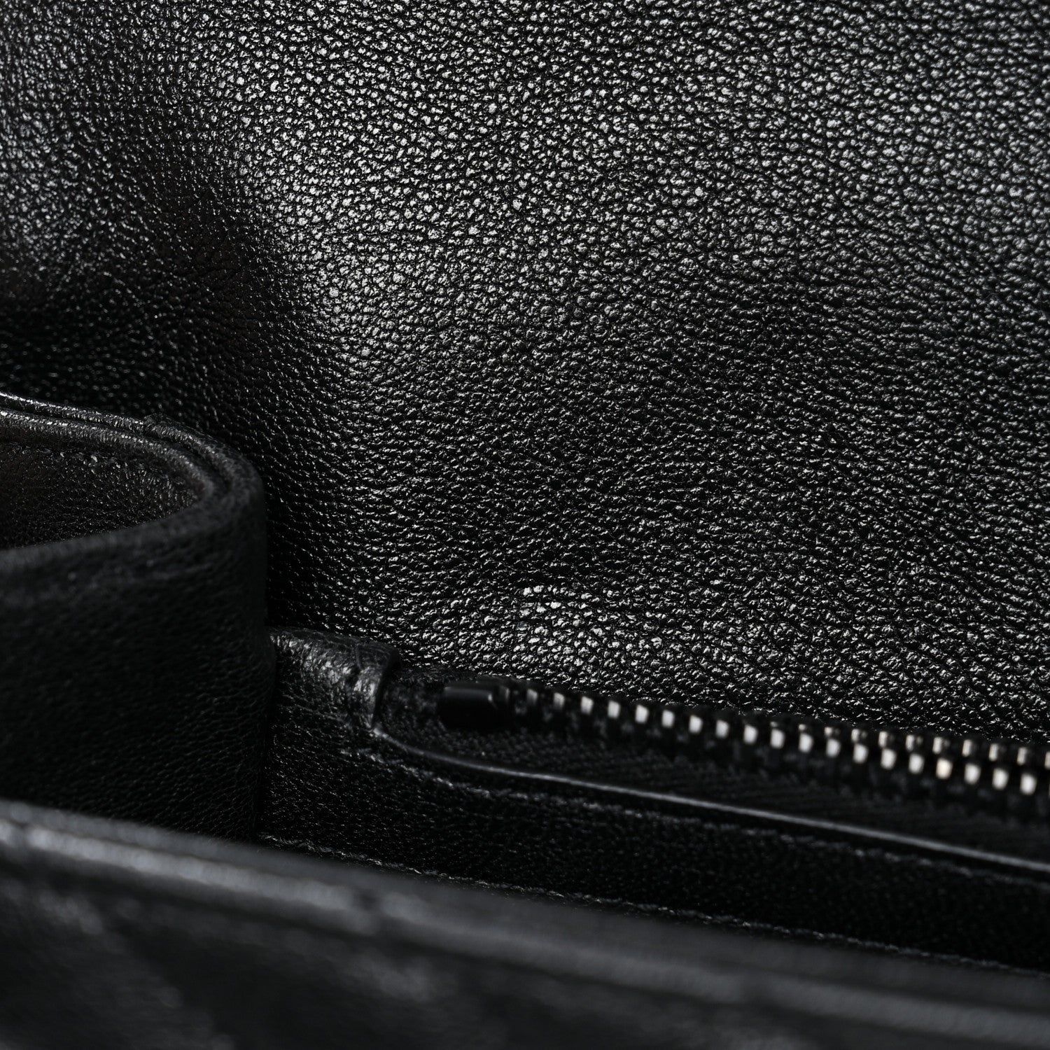 Saint Laurent Sheepskin Matelasse Chevron Monogram Monochrome Medium College Bag Black 13 of 14
