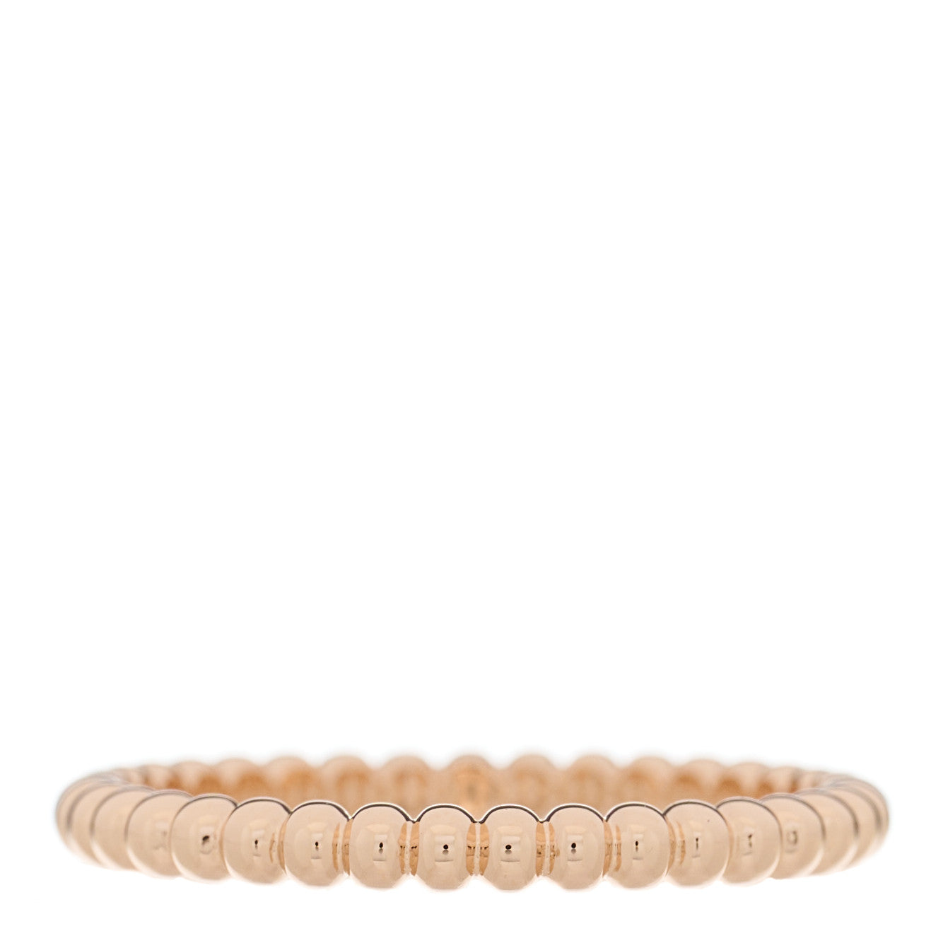 Van Cleef & Arpels 18K Rose Gold Small Perlee Ring 52 6 1 of 5