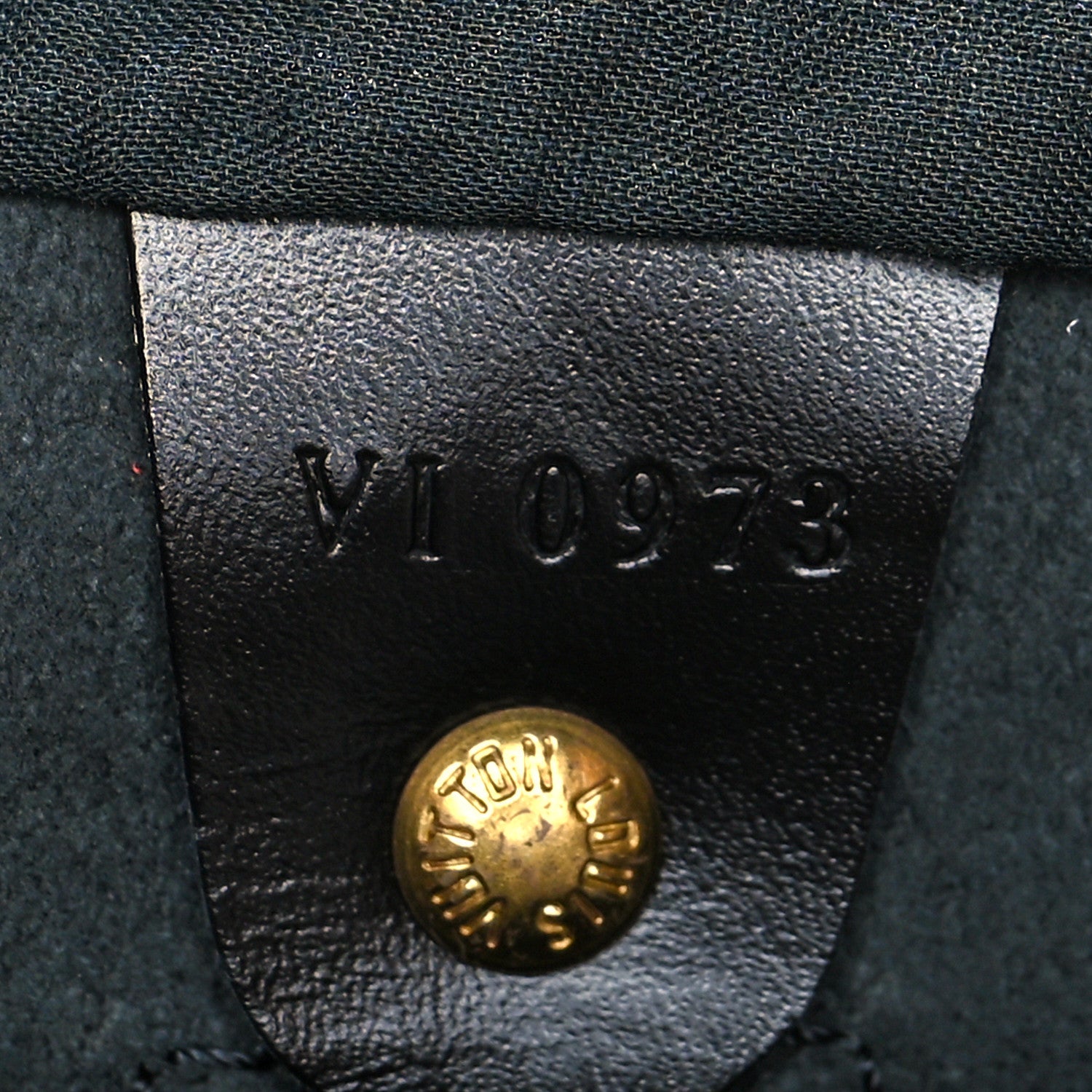 Louis Vuitton Epi Speedy 30 Black 7 of 12
