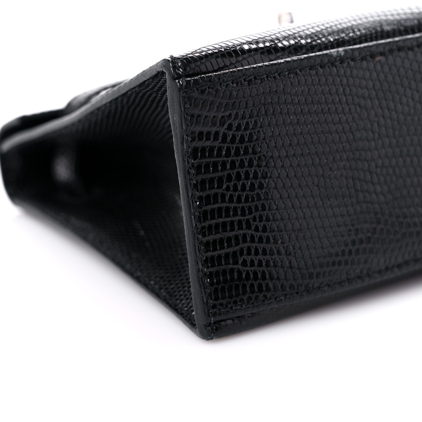 Lizard Kelly Pochette Clutch Black