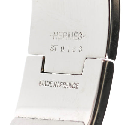 Hermes Enamel Wide Clic Clac H Bracelet PM Rose Velours 3 of 3