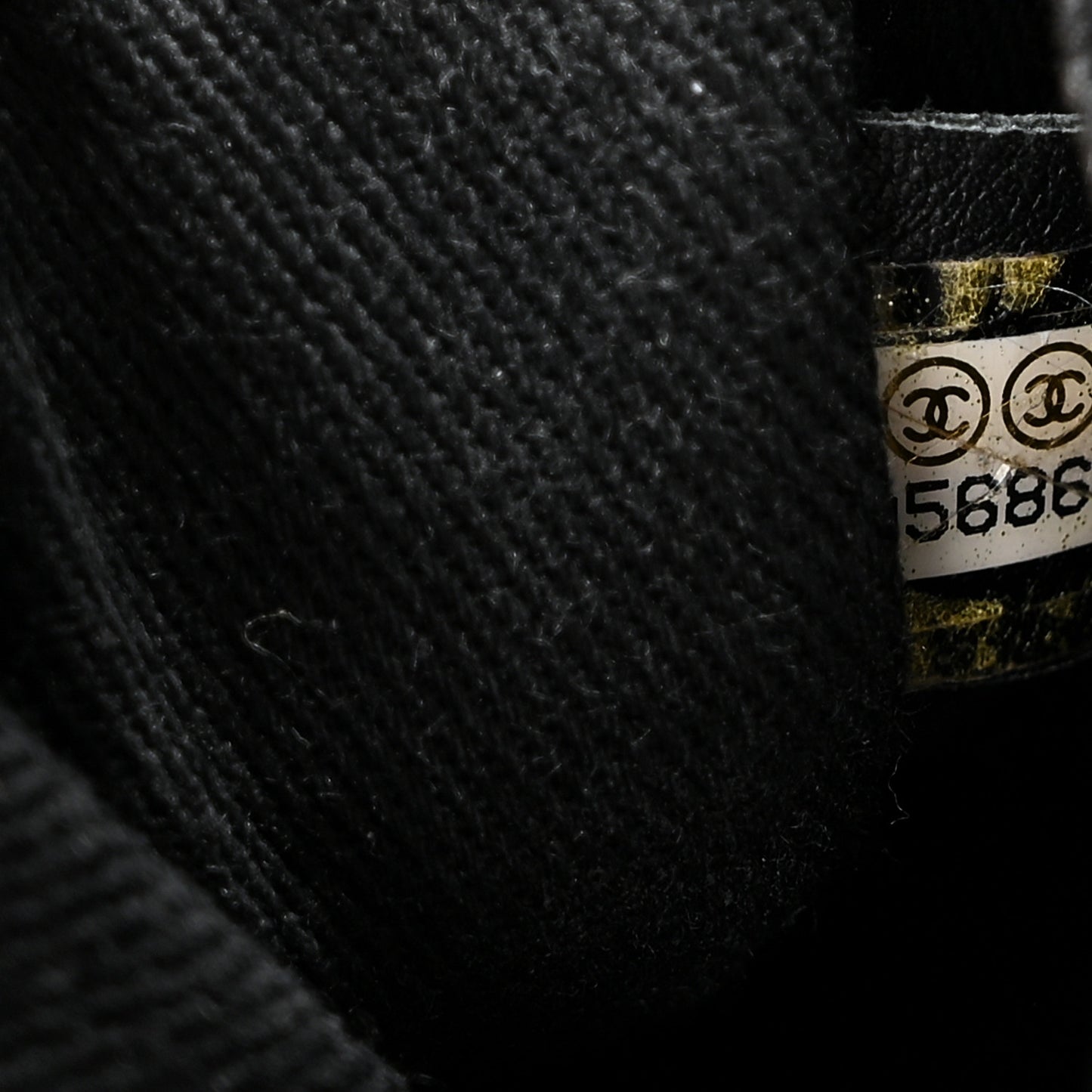 Calfskin Perforated Up In The Air Tote Black
