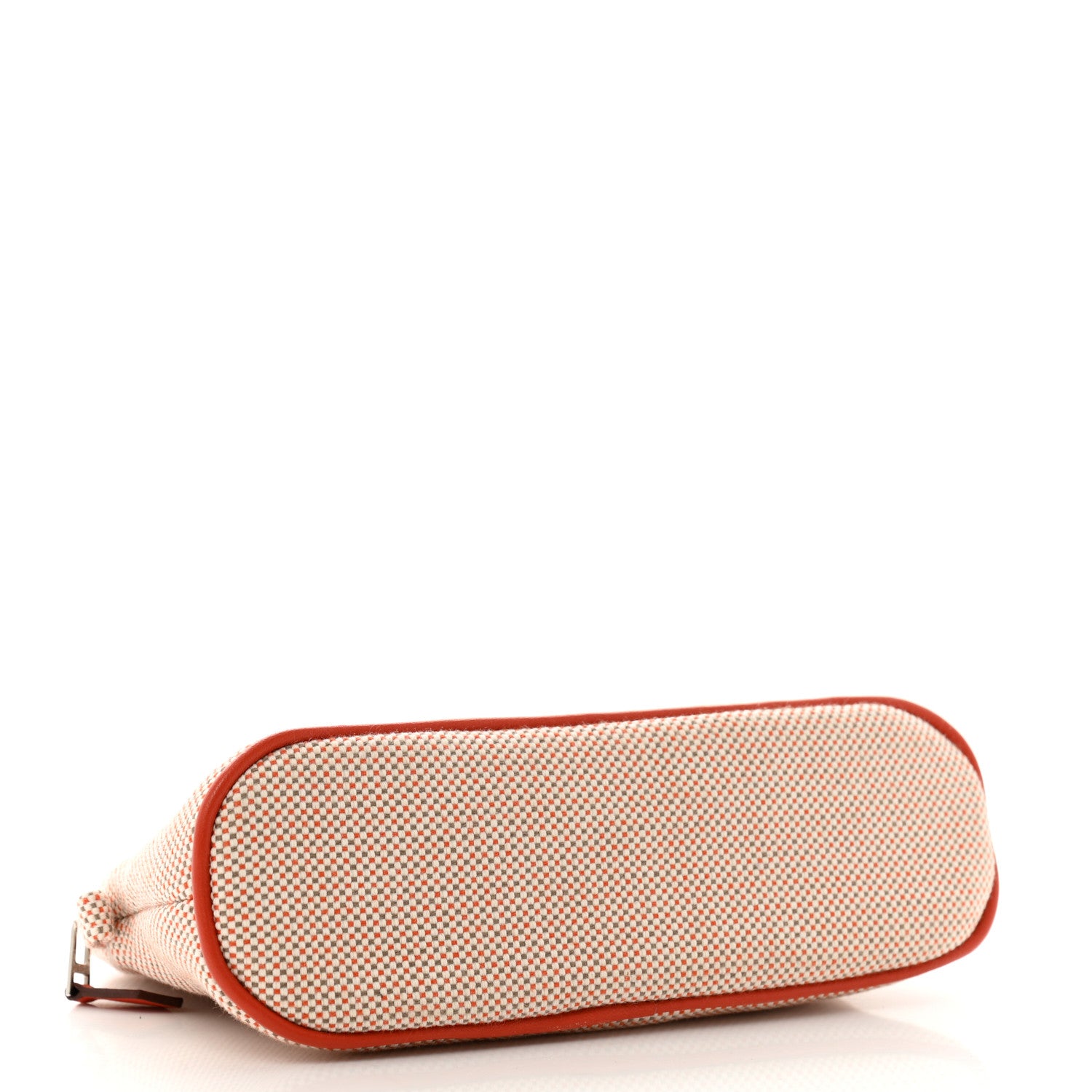 Hermes Cotton Canvas Crazy H Mini Bolide Case Orange Ficelle 4 of 6