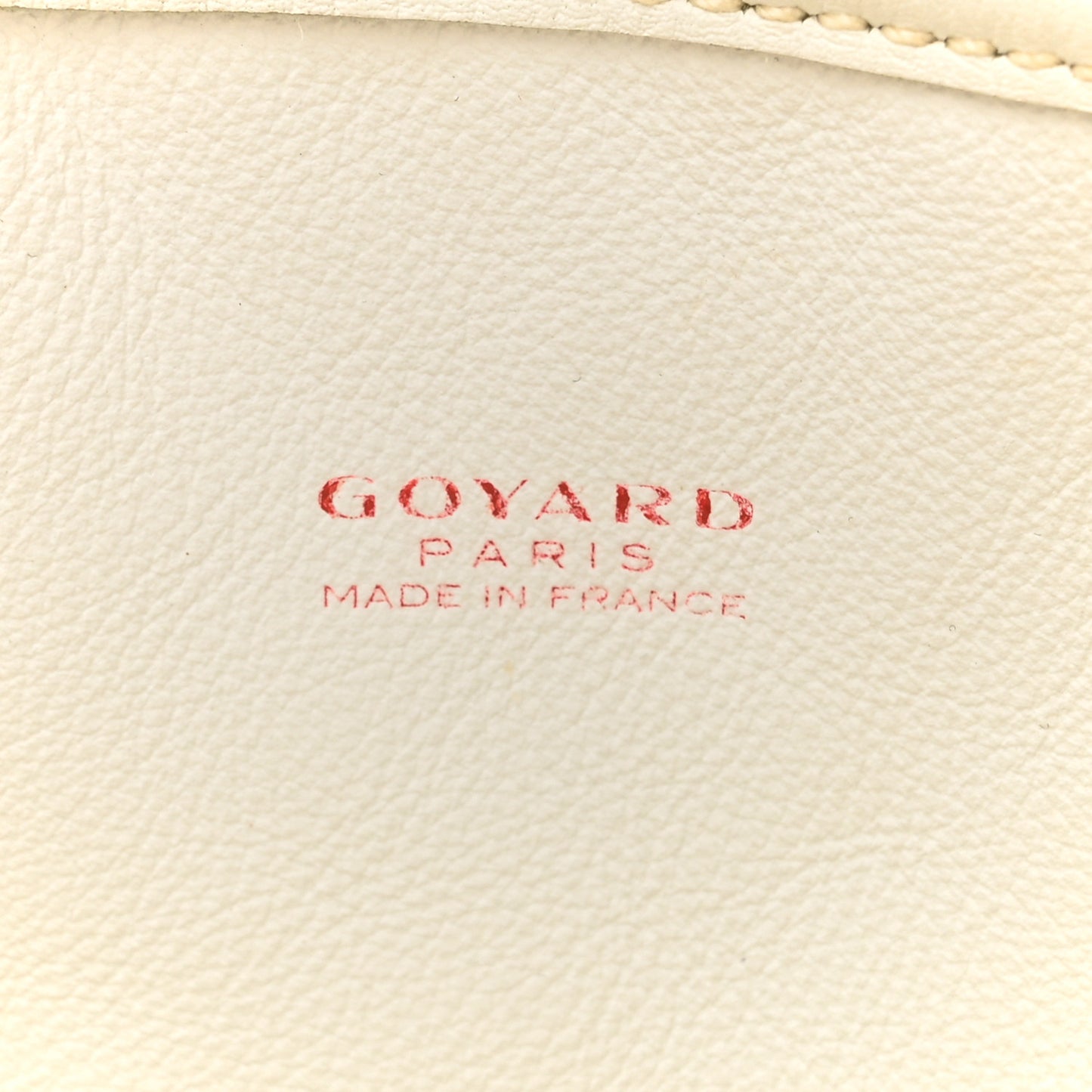 Goyardine Reversible Mini Anjou White