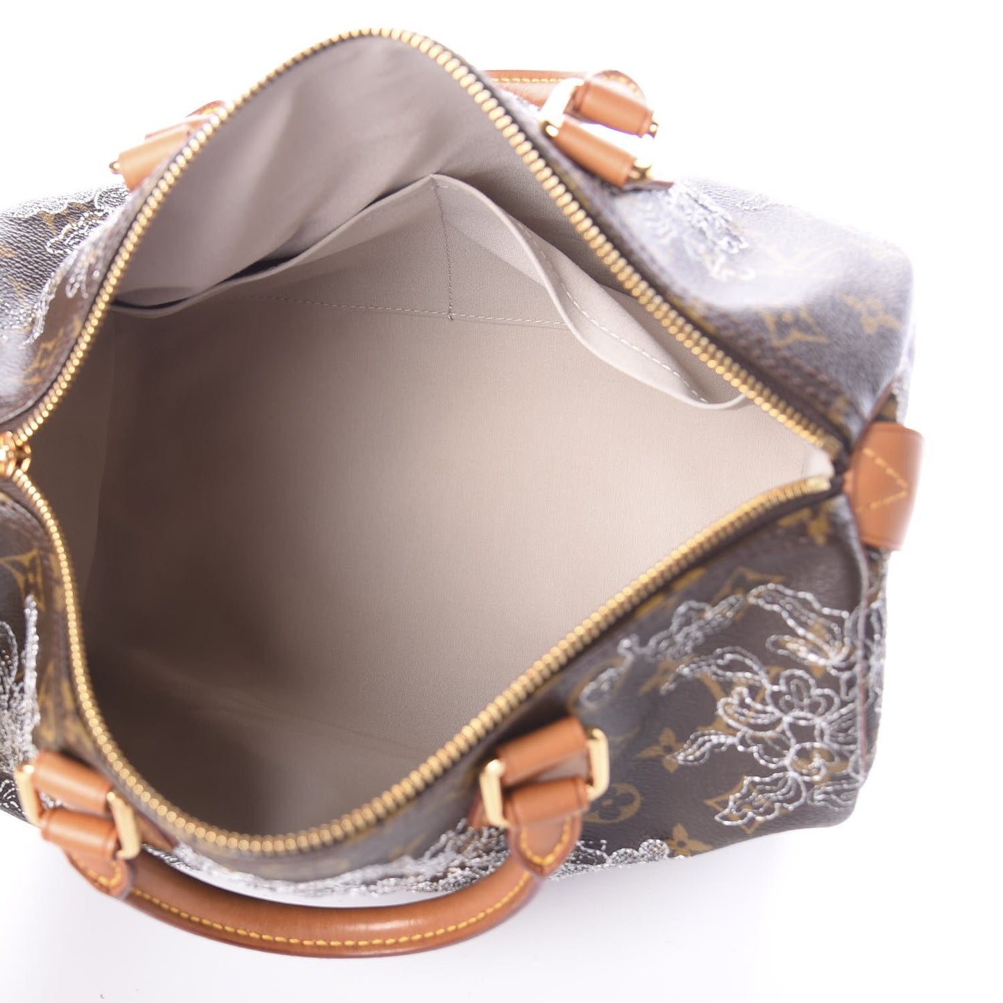 Monogram Dentelle Speedy 30 Silver