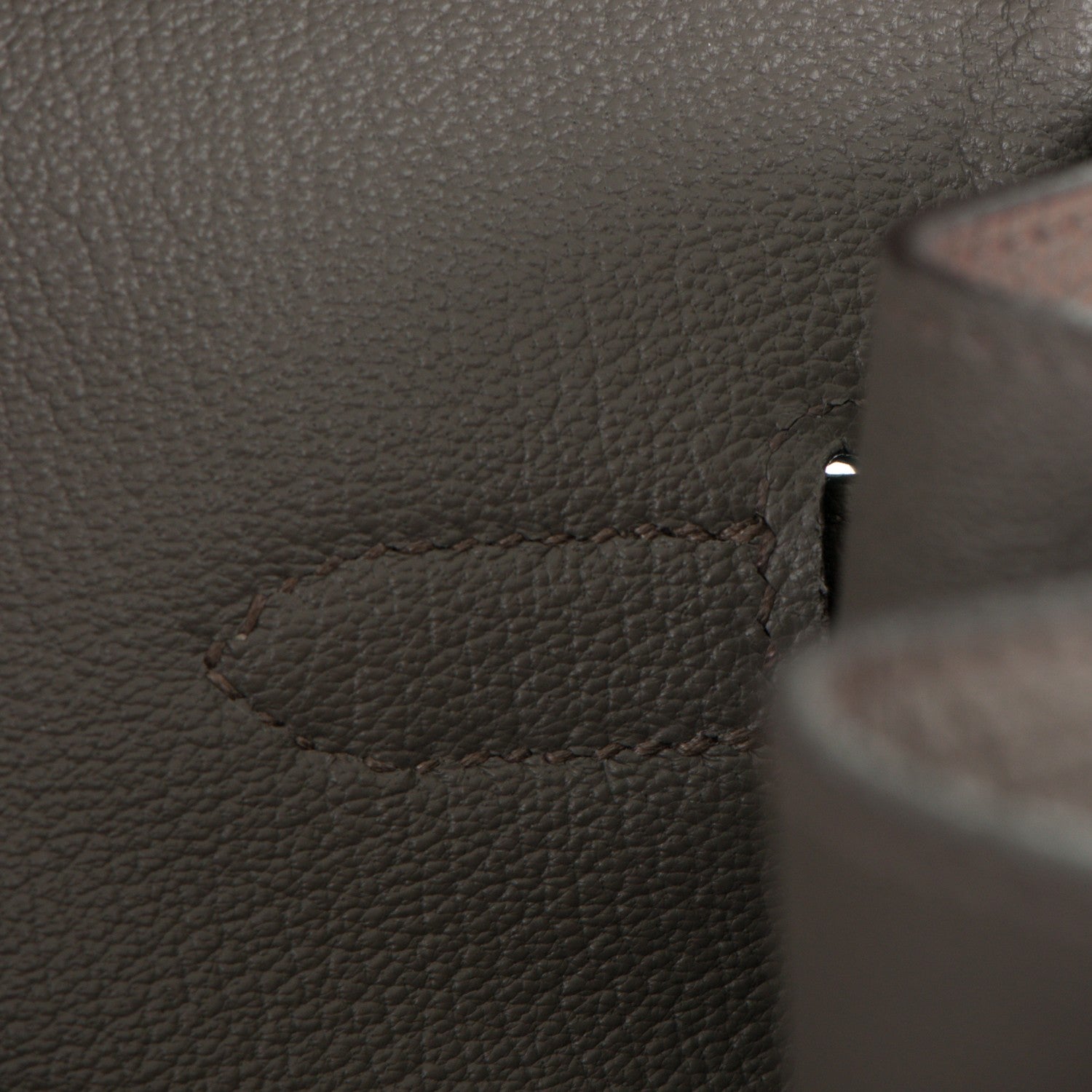 Hermes Taurillon Clemence Birkin 40 Etain 13 of 26