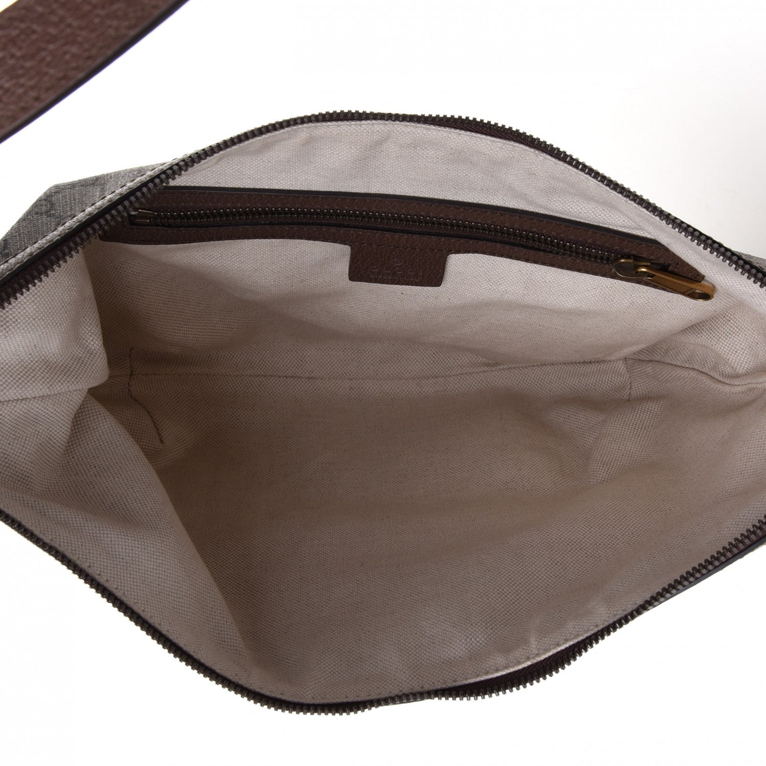 Gucci GG Supreme Monogram Web Small Ophidia Half Moon Hobo Brown 4 of 4