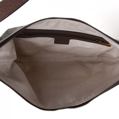 Gucci GG Supreme Monogram Web Small Ophidia Half Moon Hobo Brown 4 of 4
