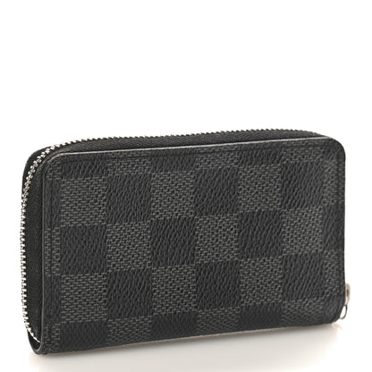 Louis Vuitton Damier Graphite Zippy Coin Purse Vertical 3 of 8