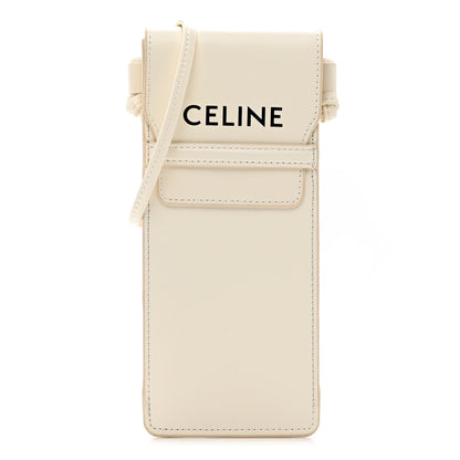 Celine Smooth Calfskin Sunglasses Pouch White 1 of 7