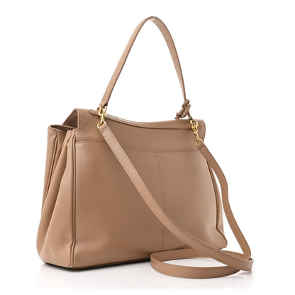 Balenciaga Natural Smooth Calfskin Medium Rodeo Top Handle Handbag Latte 3 of 12