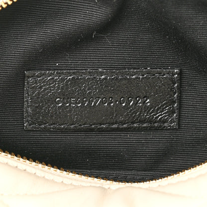 Saint Laurent Lambskin Monogram Mini Sade Tube Bag Crema Soft 6 of 11