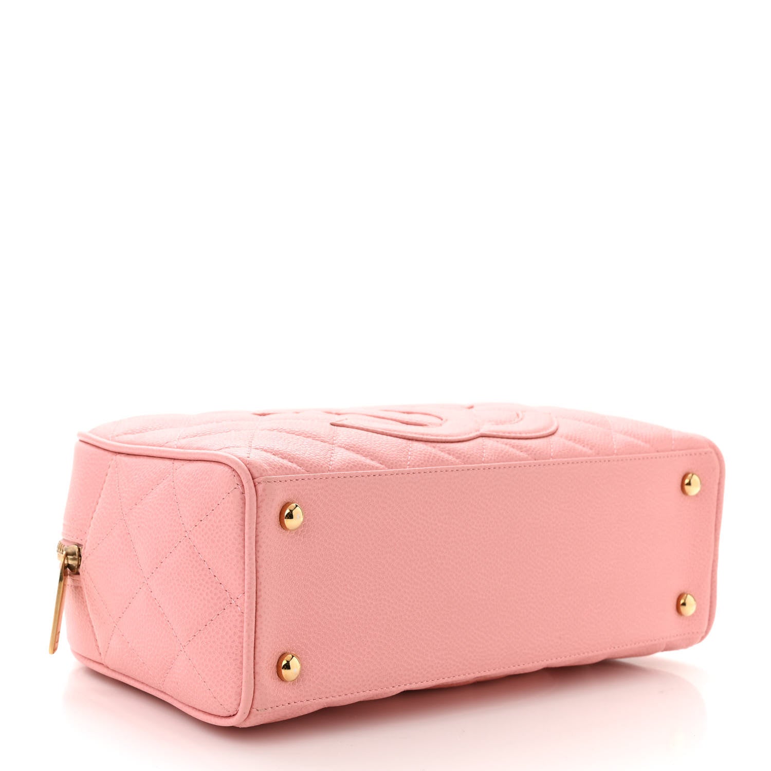 Chanel Caviar Quilted Small Bowler Pink 4 of 11