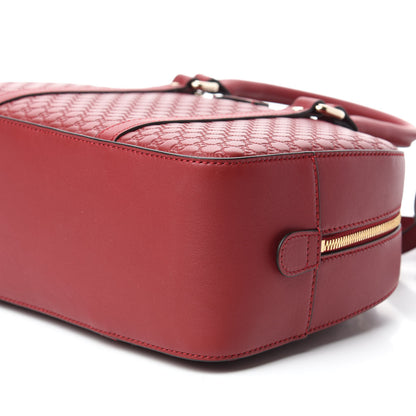 Gucci Soft Microguccissima Medium Crossbody Bag Rosso 7 of 10