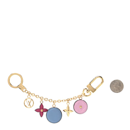 Louis Vuitton Preppy Flowers Bag Charm Chain Multicolor 2 of 4