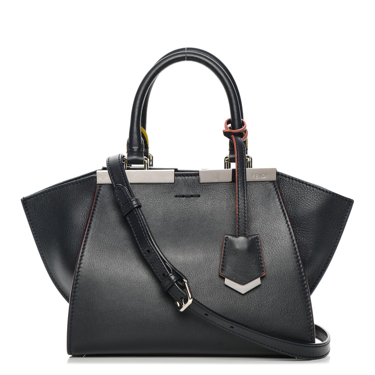 Vitello Dolce Mini 3jours Tote Blue Notte