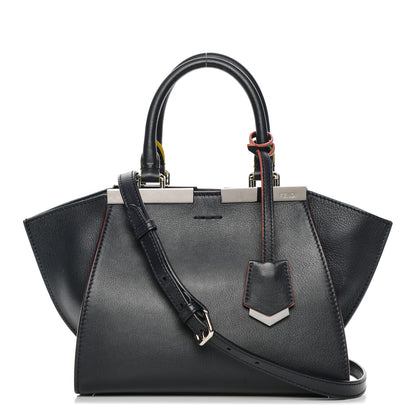 Fendi Vitello Dolce Mini 3jours Tote Blue Notte 1 of 8