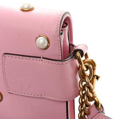 Gucci Nappa Pearl Studded Mini Queen Margaret Broadway Shoulder Bag Sugar Pink 14 of 14