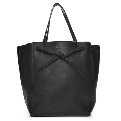 Celine Soft Grained Calfskin Medium Belt Cabas Phantom Black 1 of 9