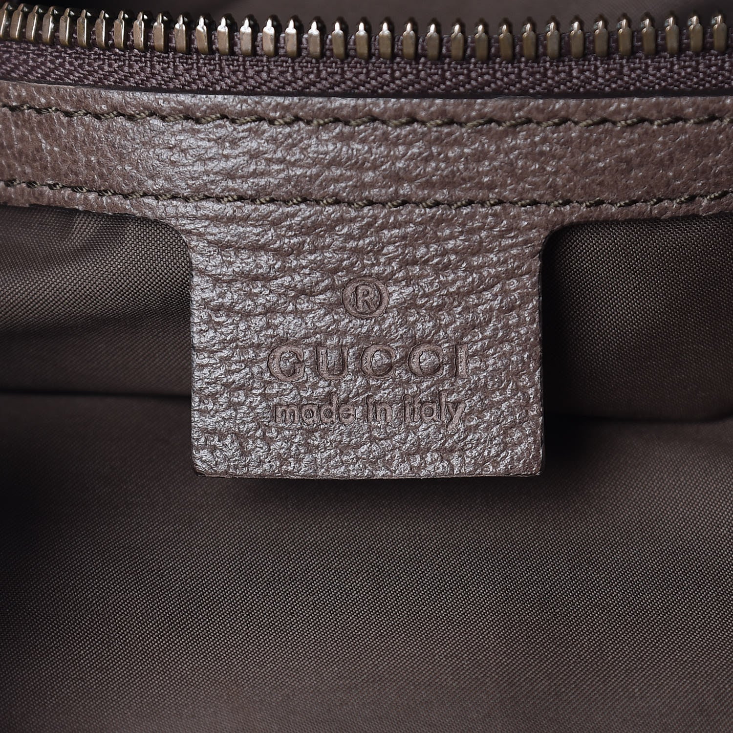 Gucci GG Supreme Monogram Neo Vintage Drawstring Backpack Beige New Acero Crop 6 of 10