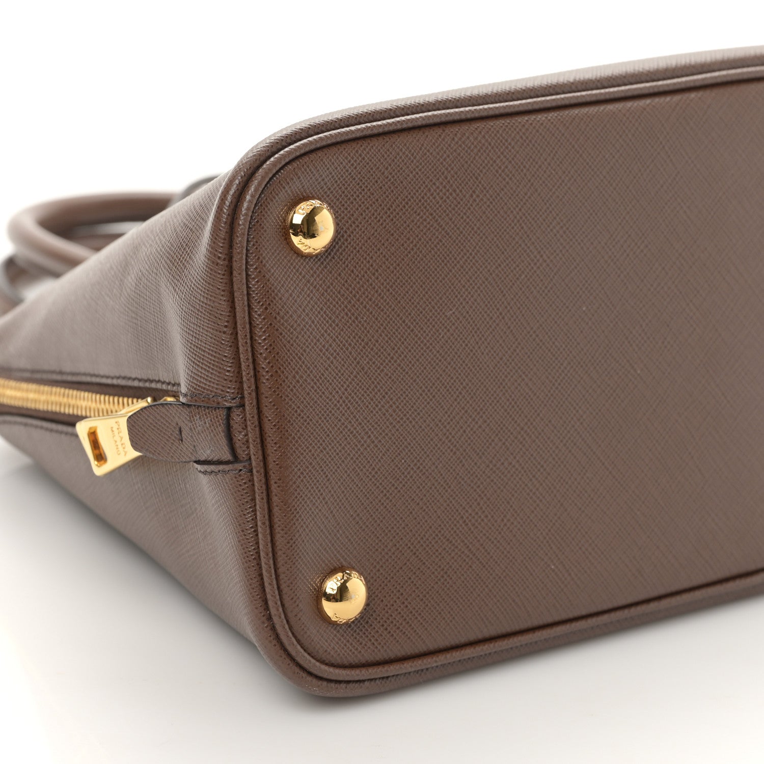 Prada Saffiano Lux Medium Promenade Tote Cacao 8 of 9
