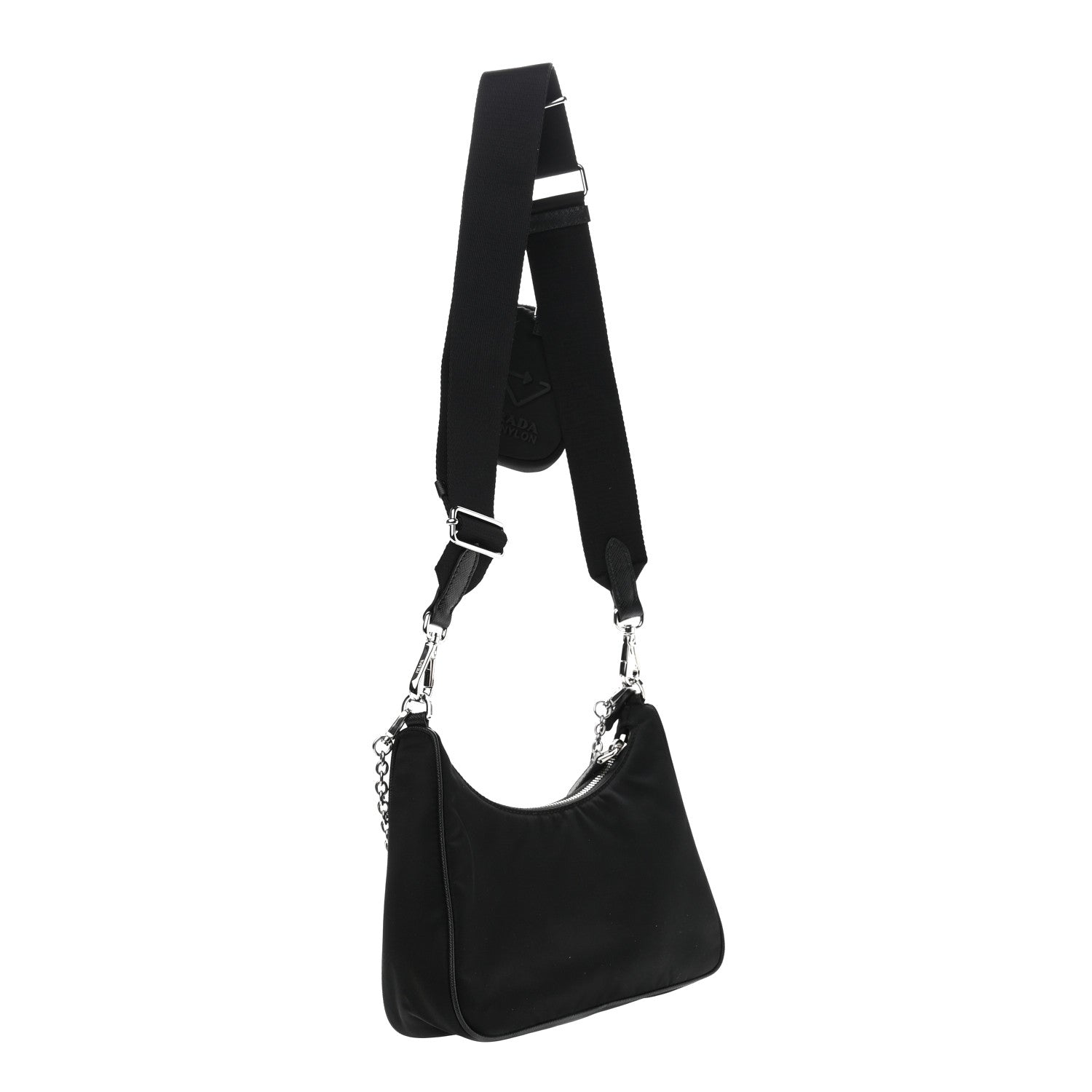 Prada Nylon Re-Edition 2005 Shoulder Bag Black 3 of 11