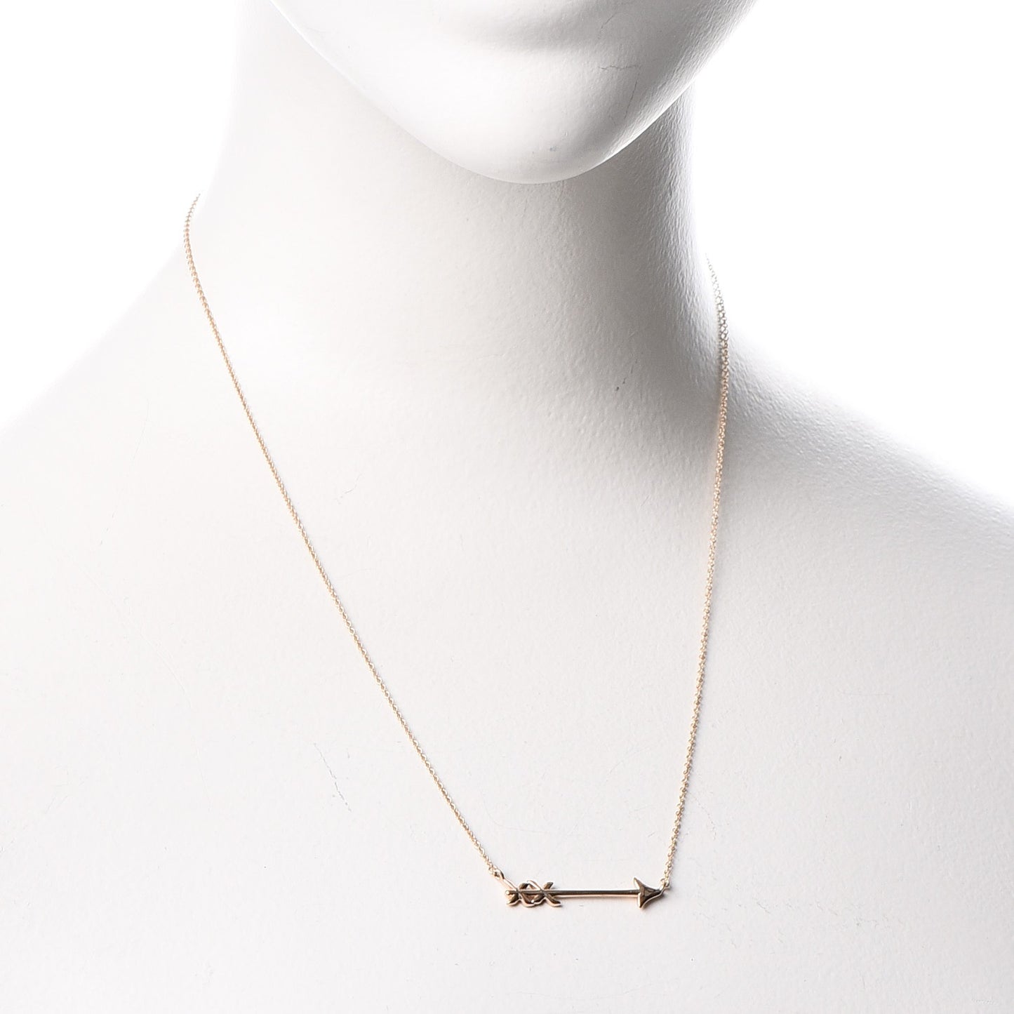 18K Rose Gold Small Paloma's Graffiti Arrow Pendant Necklace