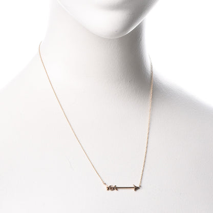 Tiffany 18K Rose Gold Small Paloma's Graffiti Arrow Pendant Necklace 2 of 5