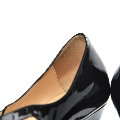 Christian Louboutin Patent Bana 140 Pumps 38.5 Black 12 of 12