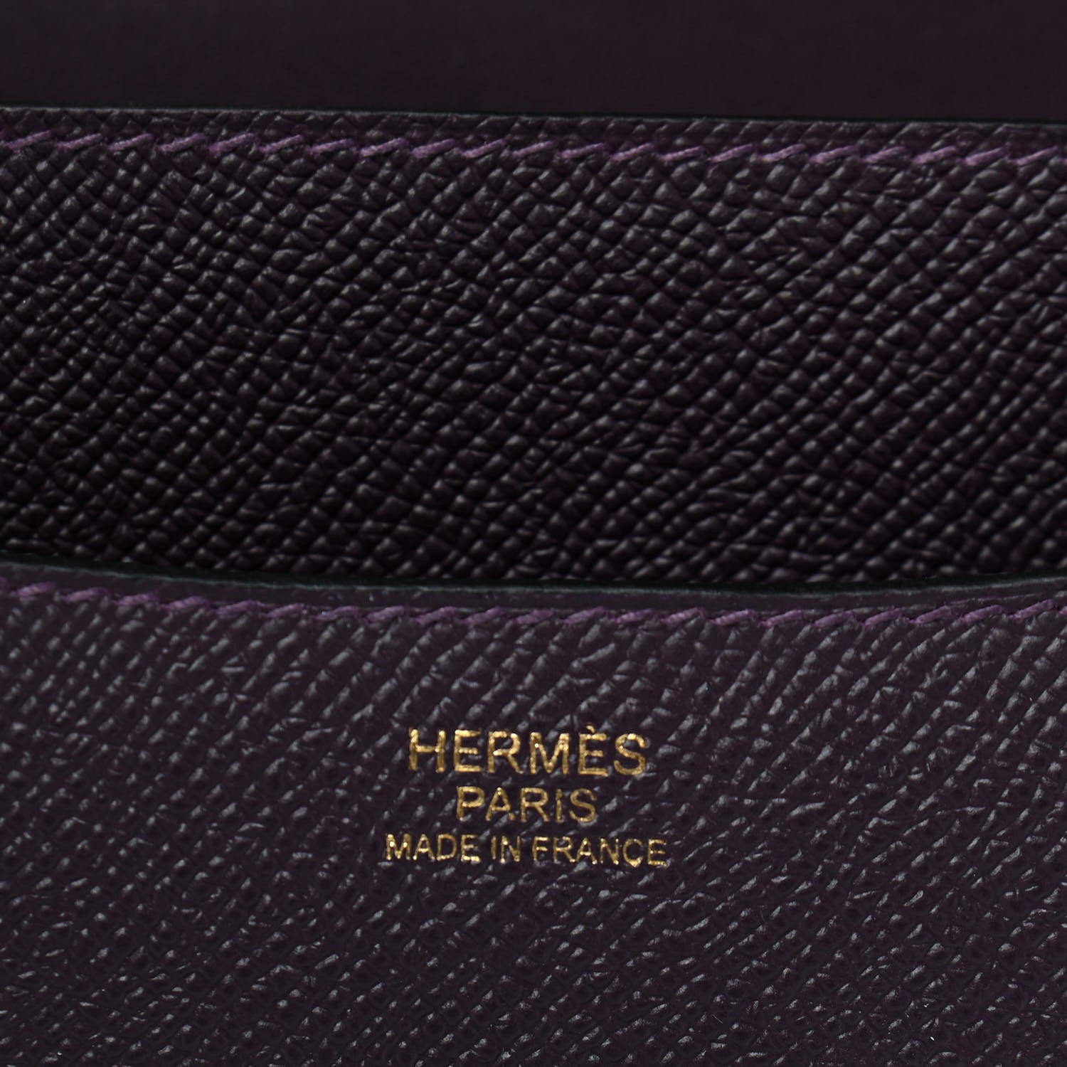 Hermes Epsom Constance 24 Raisin 6 of 9