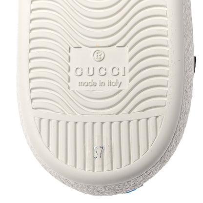 Gucci Calfskin Web Floral Embroidered Womens Ace Sneakers 37 White 8 of 11