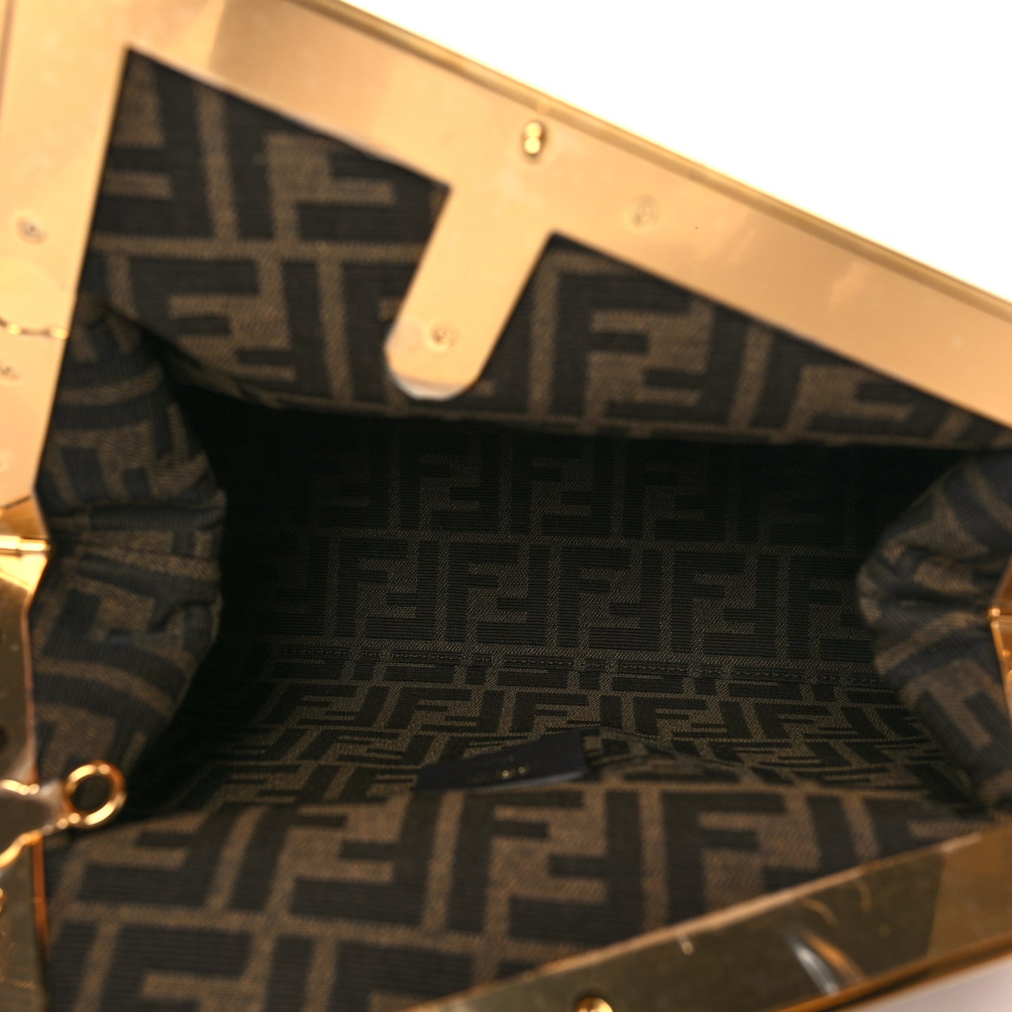 Shiny Nappa Medium Fendi First Poudre