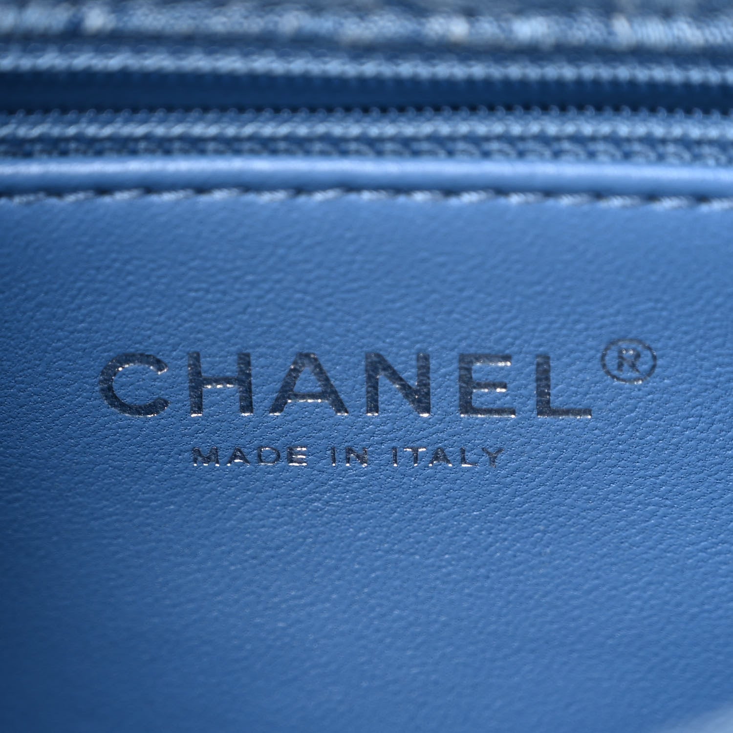 Chanel Denim Quilted Medium Camellia Sweetheart Flap Blue 6 of 10