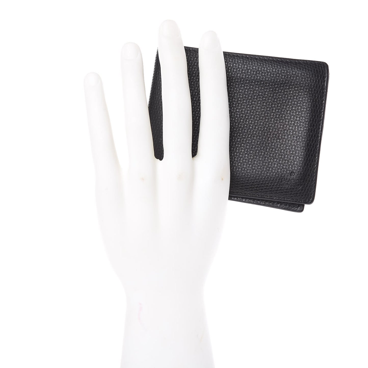 Calfskin Bi-Fold Wallet Black