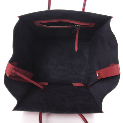 Celine Grained Calfskin Medium Phantom Luggage Burgundy 5 of 11