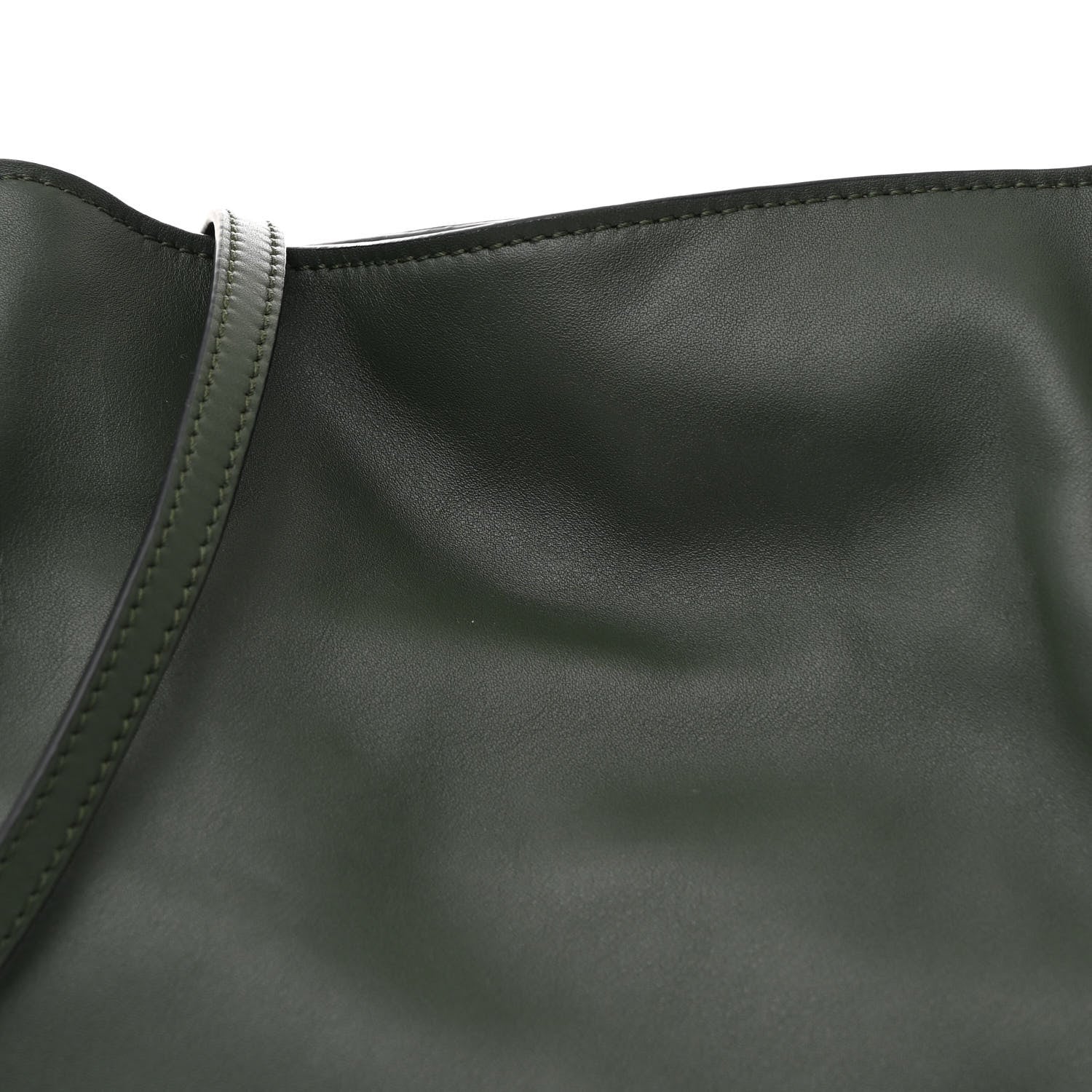 Loewe Calfskin Flamenco Knot Clutch Vintage Khaki 8 of 10