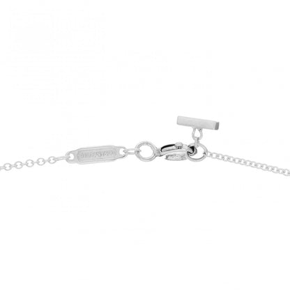 Tiffany Sterling Silver Large T Smile Pendant Necklace 4 of 4