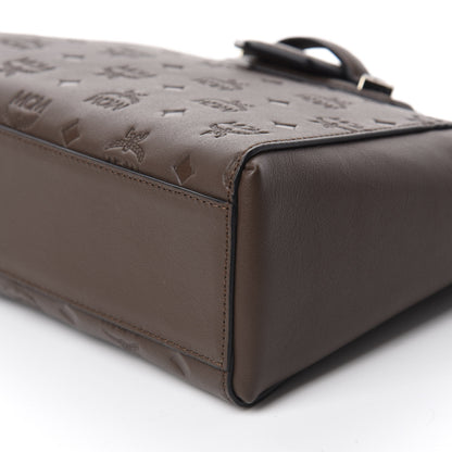 MCM Calfskin Ottomar Essential Crossbody Bag Brown 7 of 9