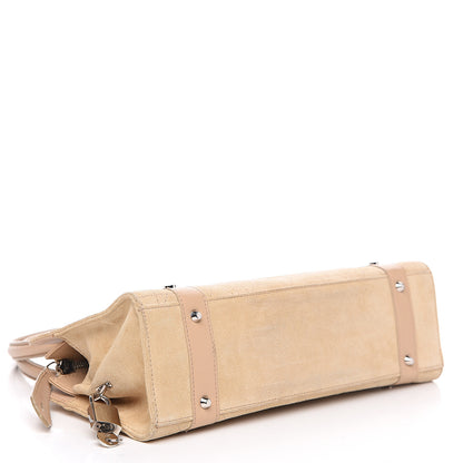Christian Dior Suede Cannage Stitched East West Lady Dior Beige 3 of 15