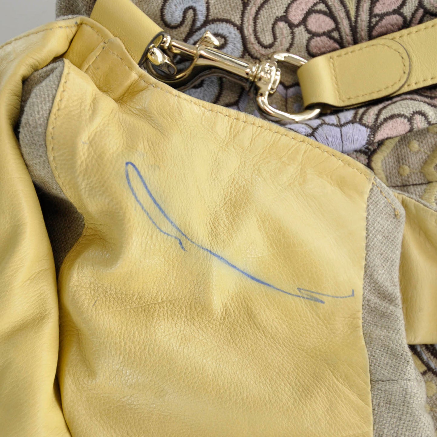Canvas Embroidered Hysteria Tote
